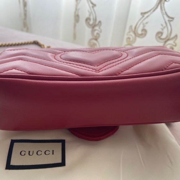 Gucci Marmont matelass leather super mini bag - Picture 7 of 8